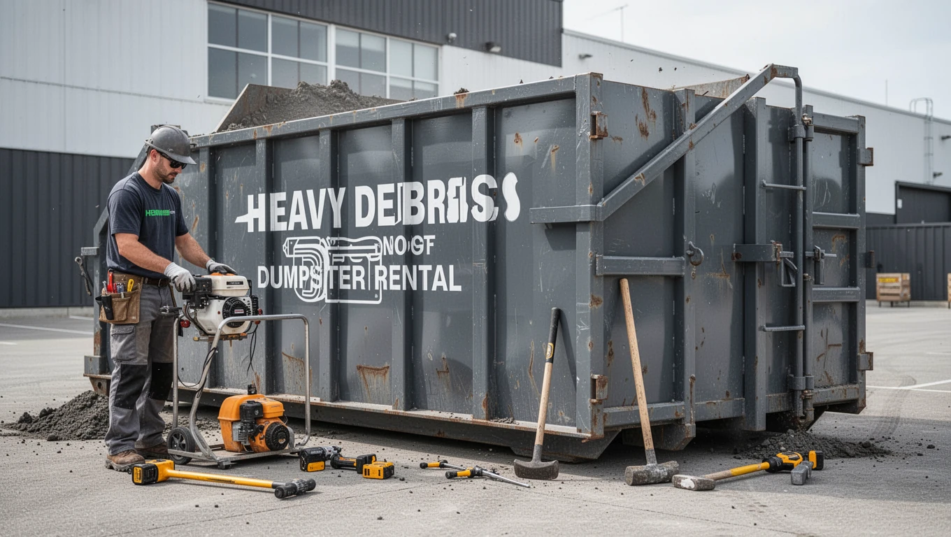Heavy Debris Dumpster Rental