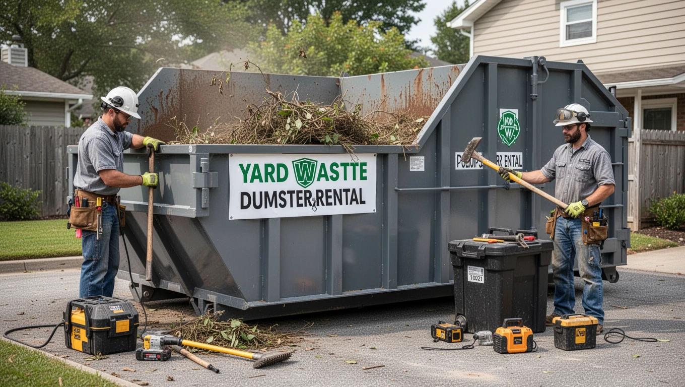 Yard Waste Dumpster Rental