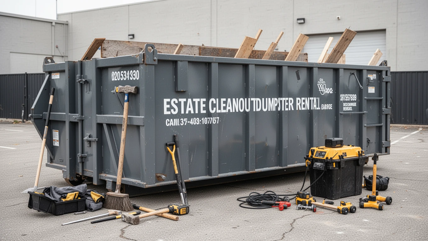Estate Cleanout Dumpster Rental