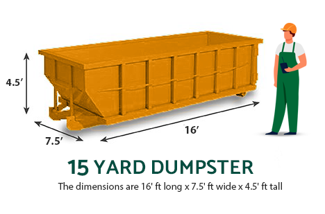 15 Yard Dumpster